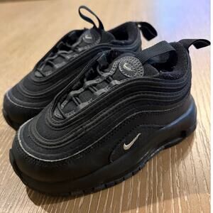 Nike Air 97 Infant/ Toddler Black Shoes Unisex Size 7C. DR0639-011.